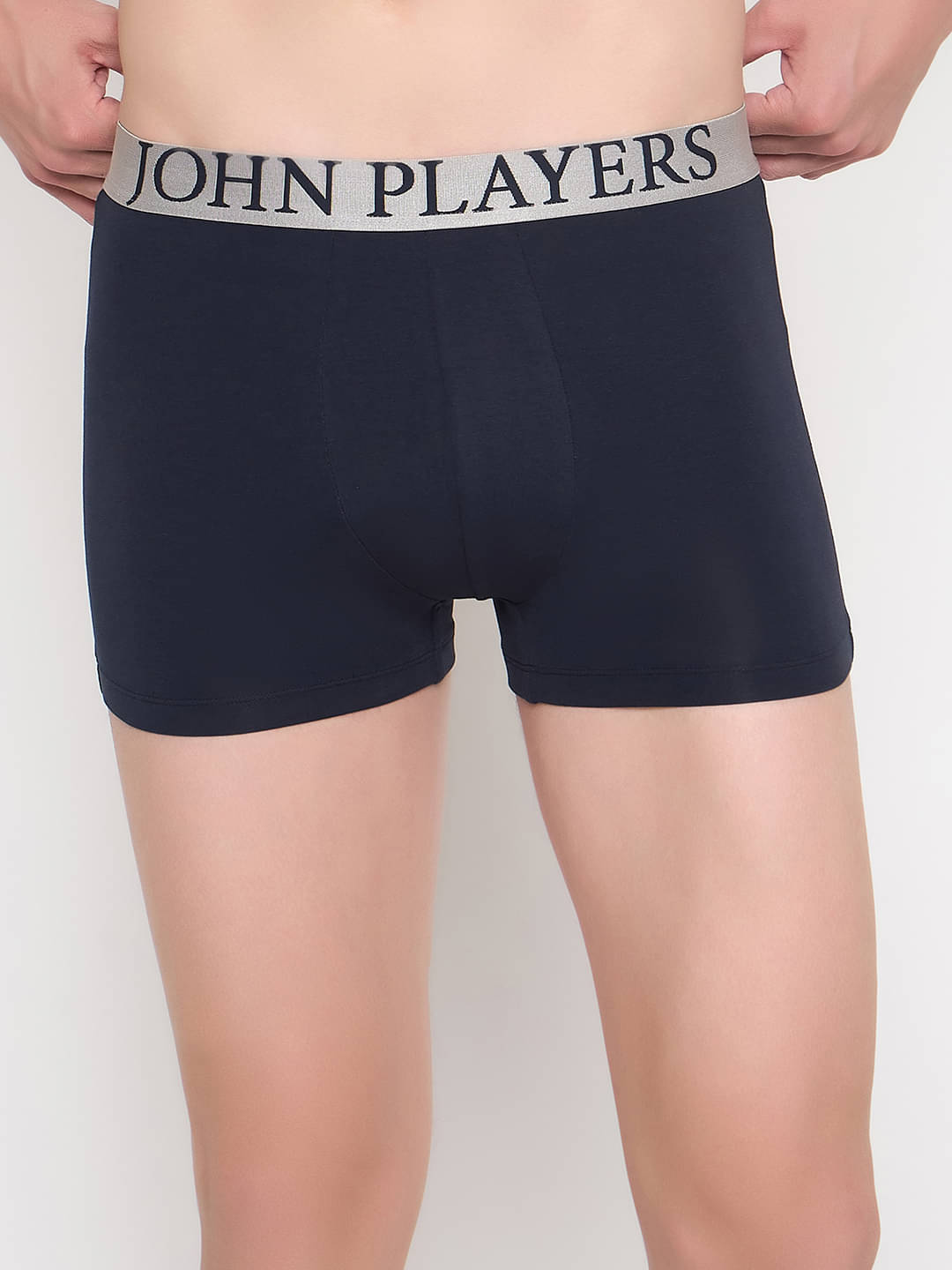     			John Players Pack of 1 Cotton Blend Trunks For Men's ( Navy Blue )
