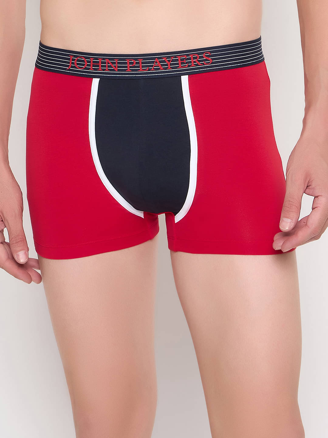 John Players Pack of 1 Cotton Blend Trunks For Men's ( Red ) John Players Pack of 1 Cotton Blend Trunks For Men's ( Red )