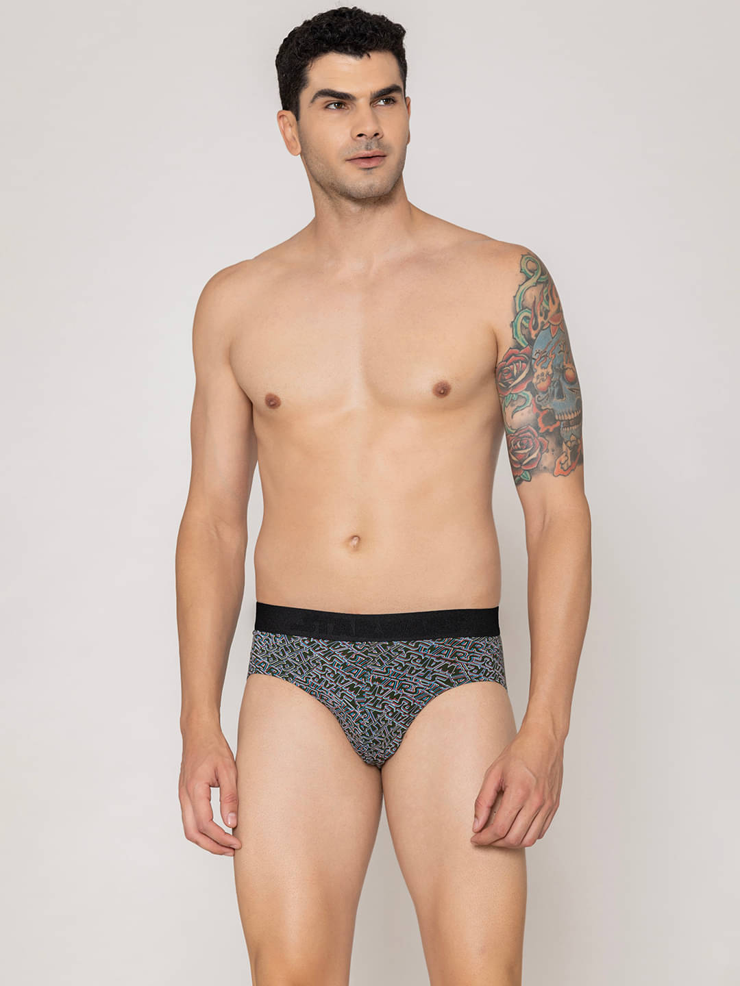     			John Players Pack of 1 Cotton Briefs For Men's ( Green )