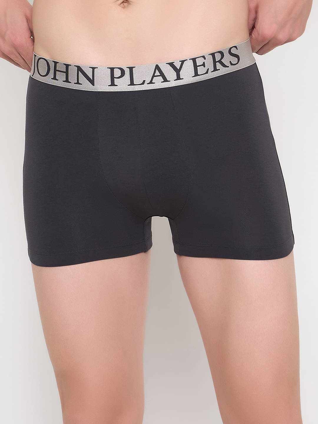     			John Players Pack of 1 Cotton Blend Trunks For Men's ( Grey )