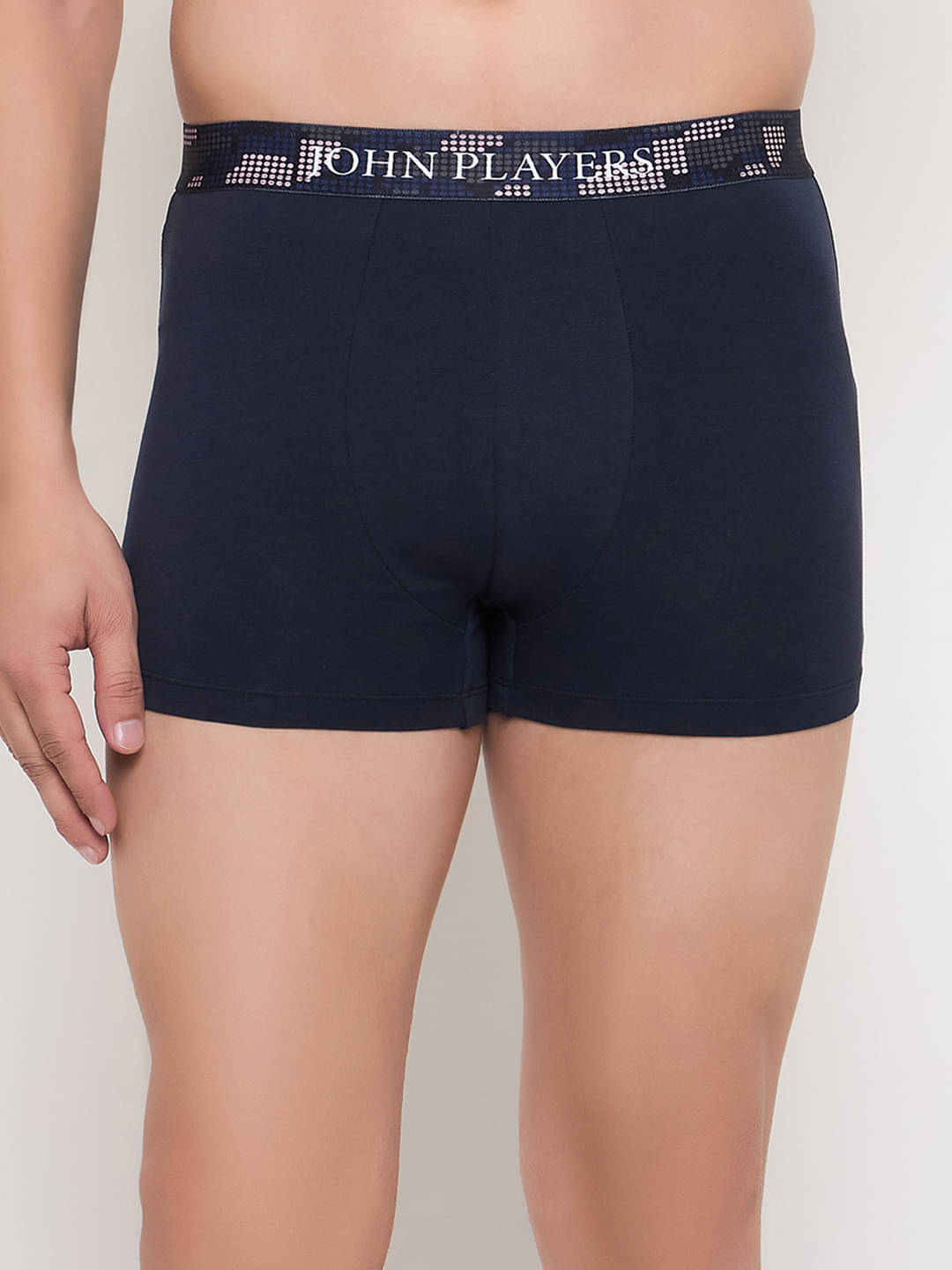     			John Players Pack of 1 Cotton Trunks For Men's ( Navy Blue )