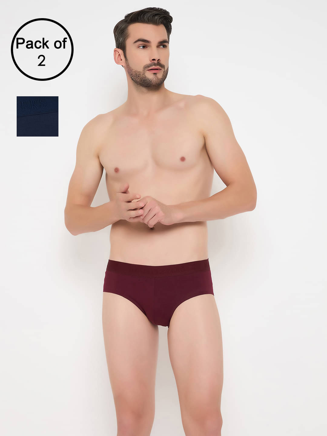     			John Players Pack of 2 Cotton Briefs For Men's ( Multicolor )