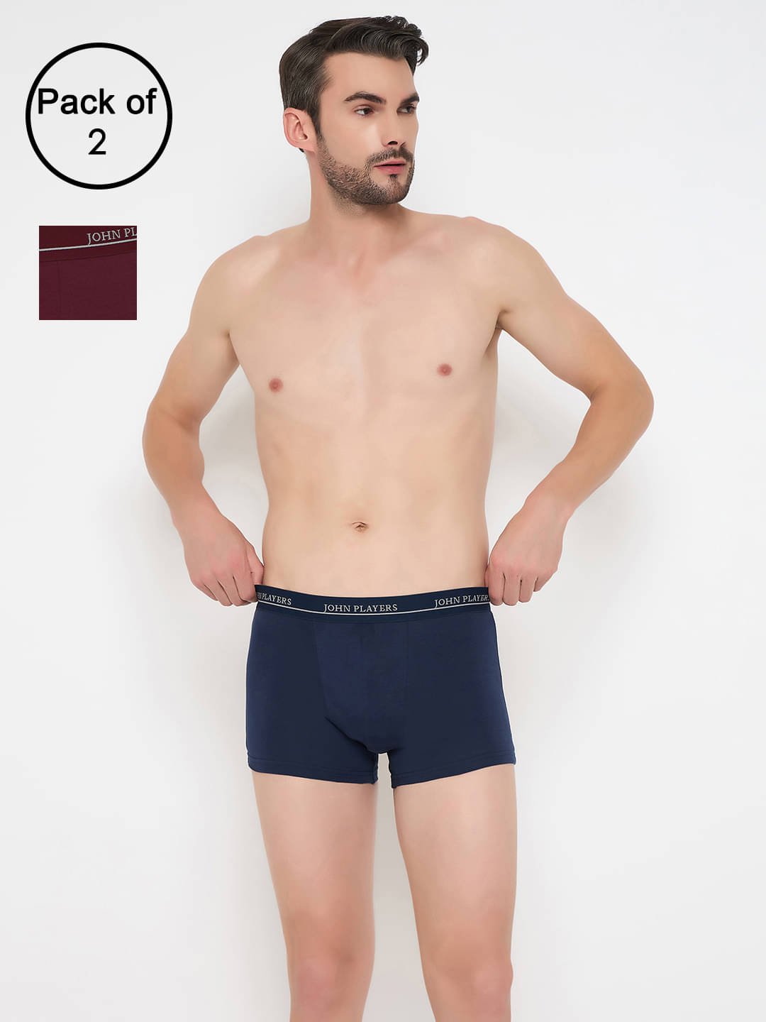 John Players Pack of 2 Cotton Trunks For Men's ( Multicolor ) John Players Pack of 2 Cotton Trunks For Men's ( Multicolor )