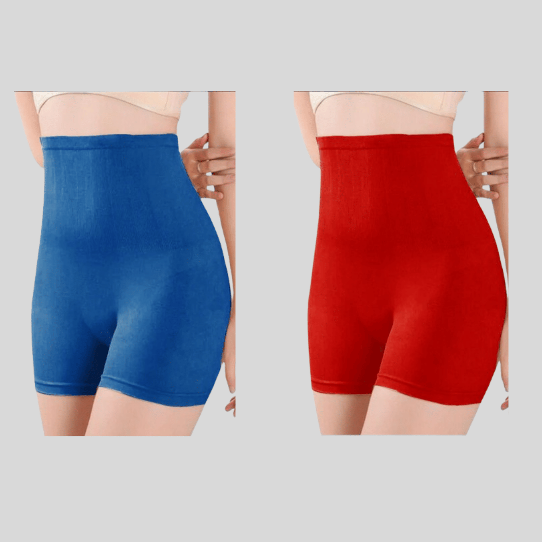 Pia Trends Pack of 2 Cotton Blend Women's Trimming Tights ( Navy Blue,Red ) Pia Trends Pack of 2 Cotton Blend Women's Trimming Tights ( Navy Blue,Red )