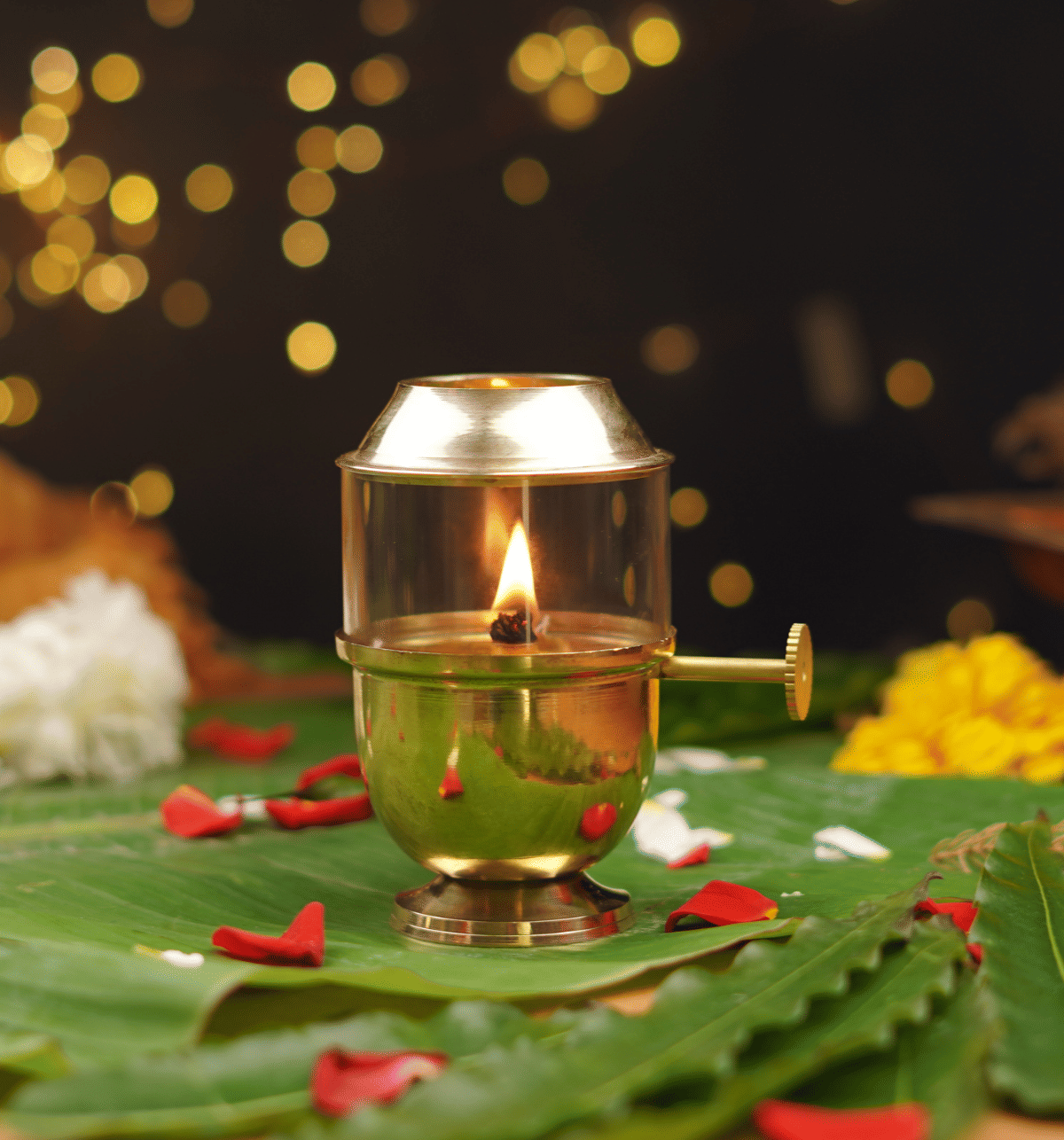     			ServDharm Brass Akhand Diya - Pack of 1
