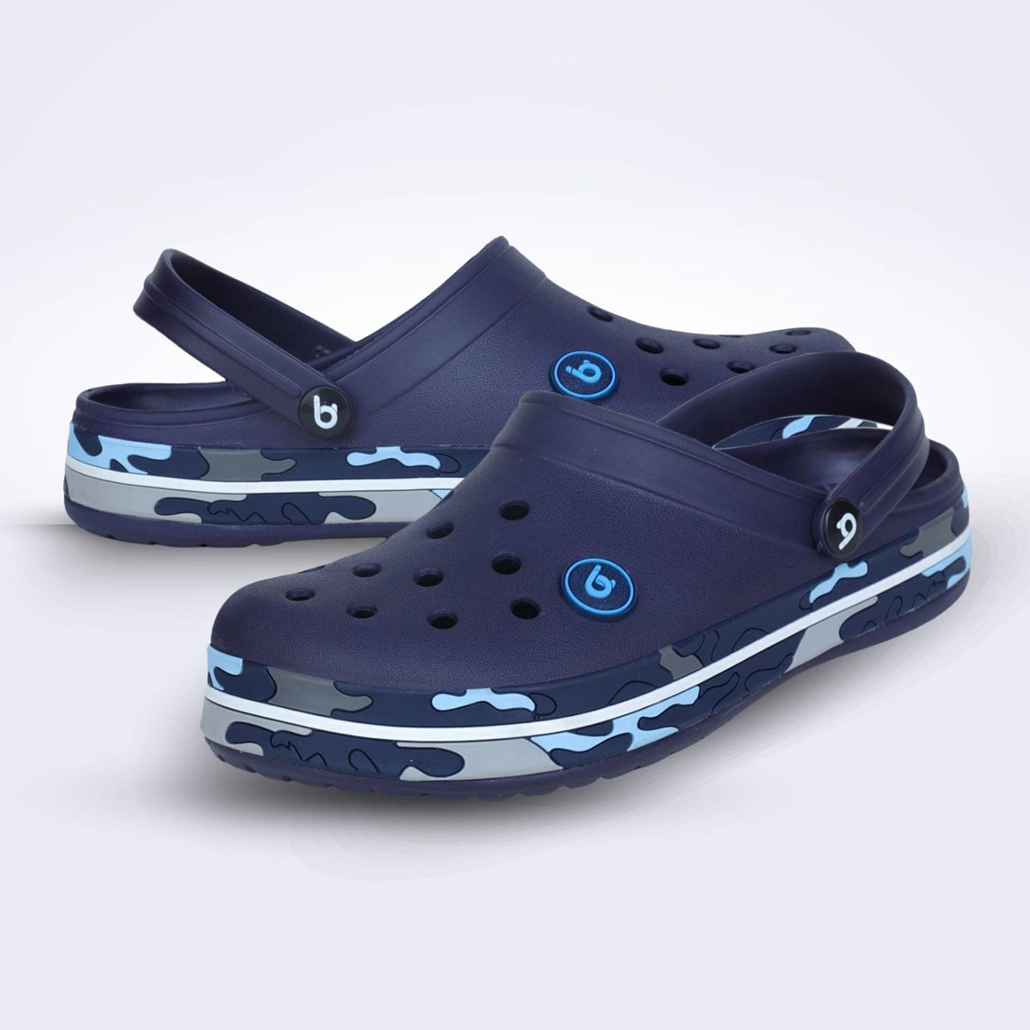     			koburg - Navy Blue Men's Floater Sandals