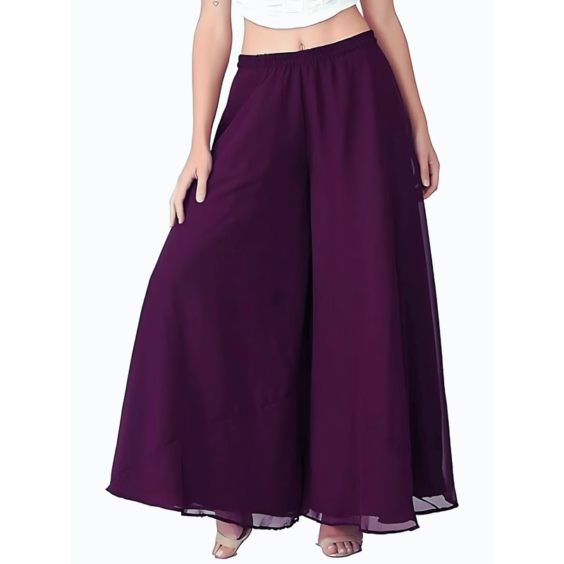 Aurelia - Red Polyester Women's Palazzo ( Pack of 1 )