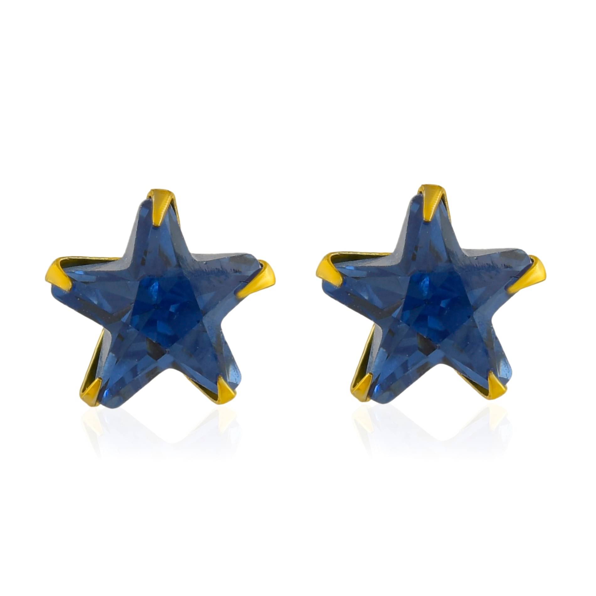     			ADMIER Blue Stud Earrings ( Pack of 1 )
