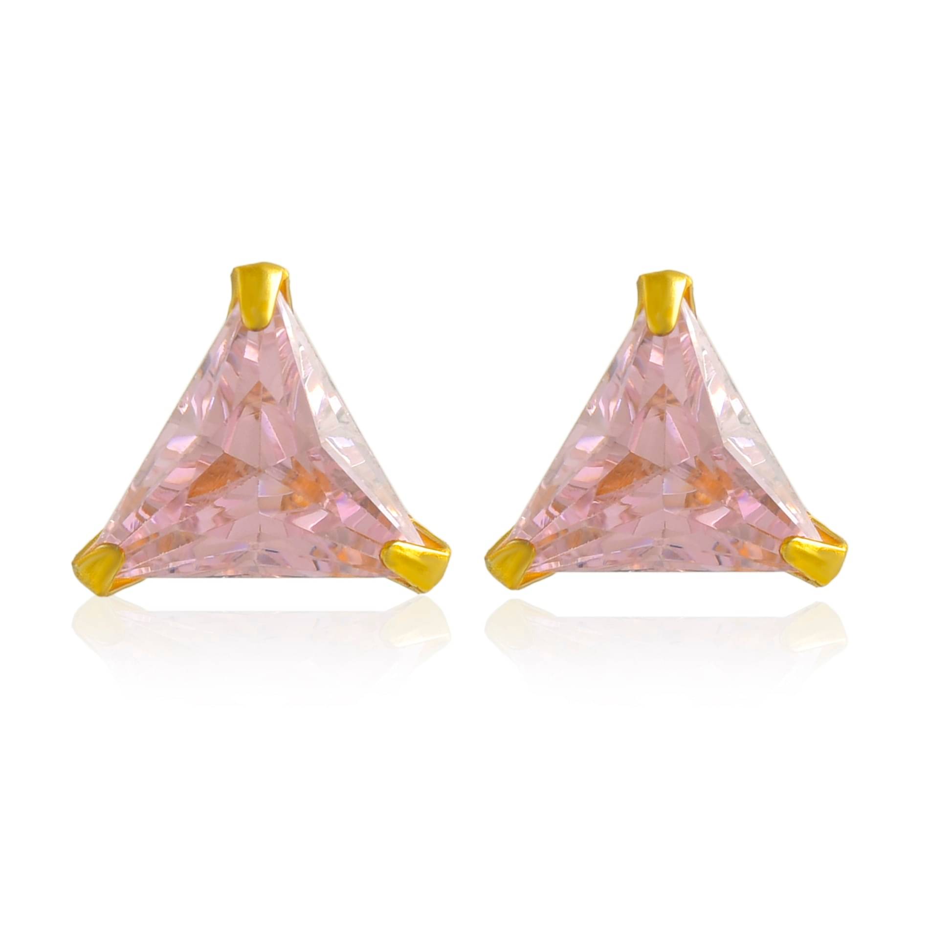     			ADMIER Pink Stud Earrings ( Pack of 1 )