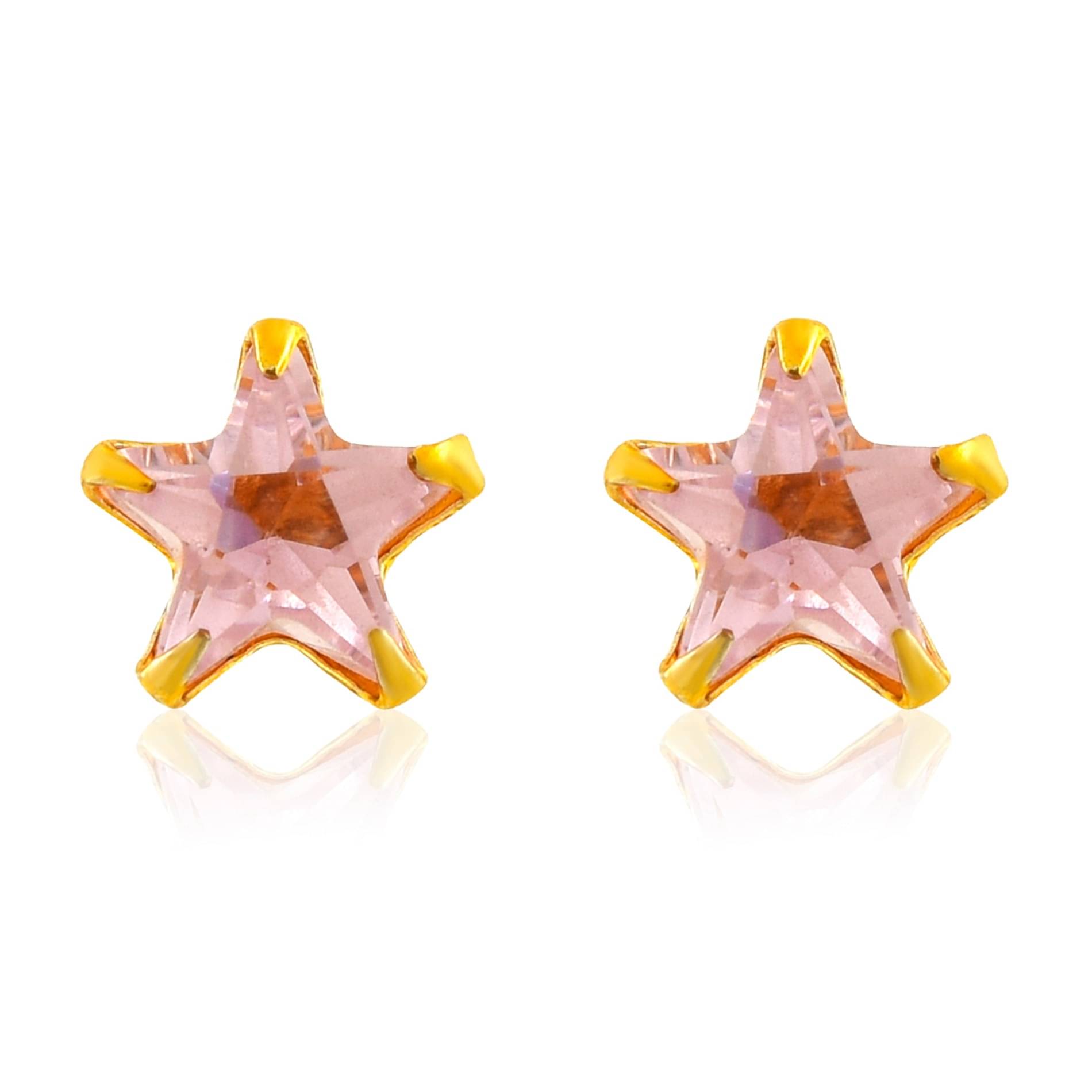     			ADMIER Pink Stud Earrings ( Pack of 1 )