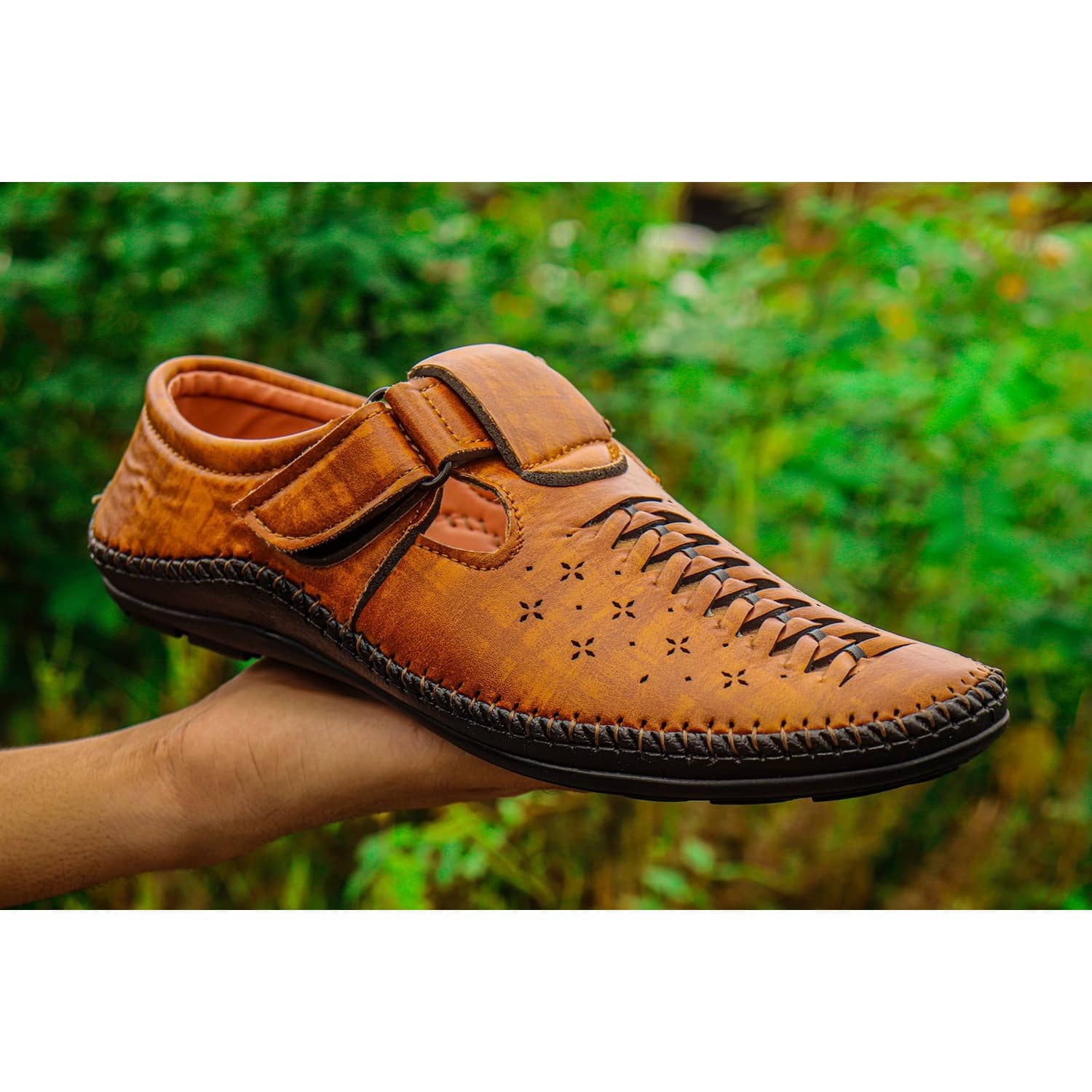 Akiko - Coffee Men's Sandals