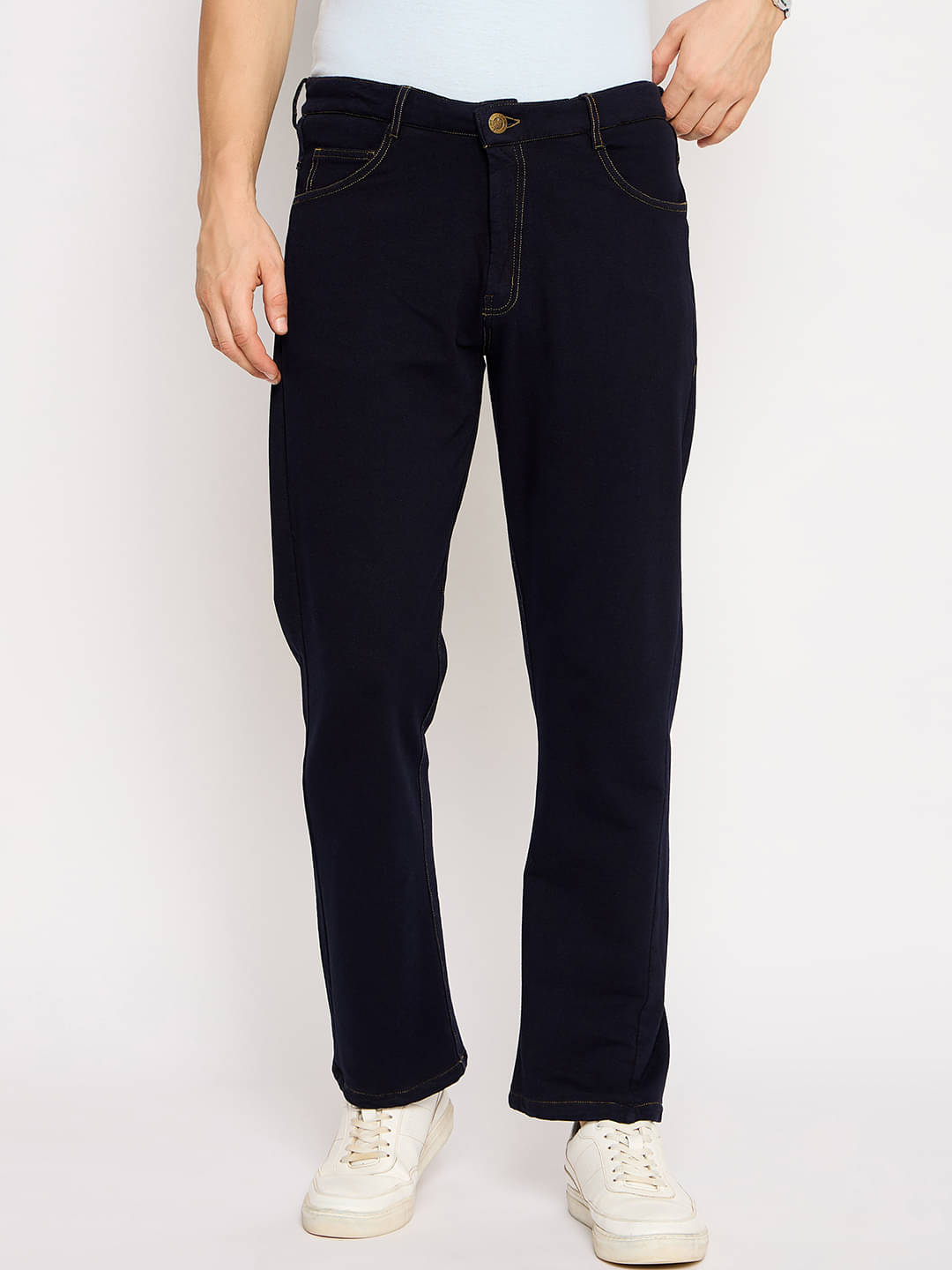 Club York Regular Fit Basic Men's Jeans - Navy Blue ( Pack of 1 )     			Club York Regular Fit Basic Men's Jeans - Navy Blue ( Pack of 1 )