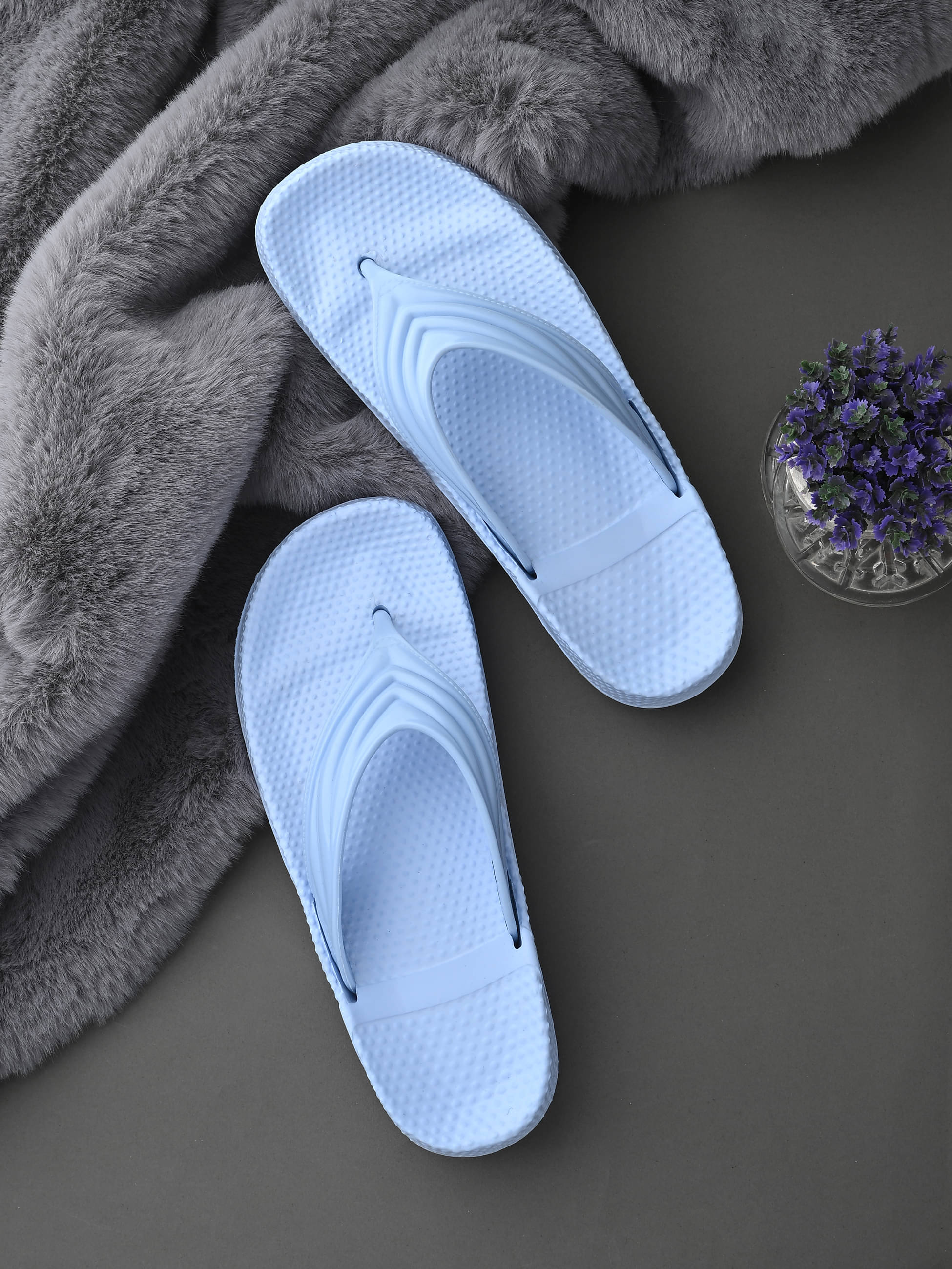     			Footloose Blue Women's Flip Flop