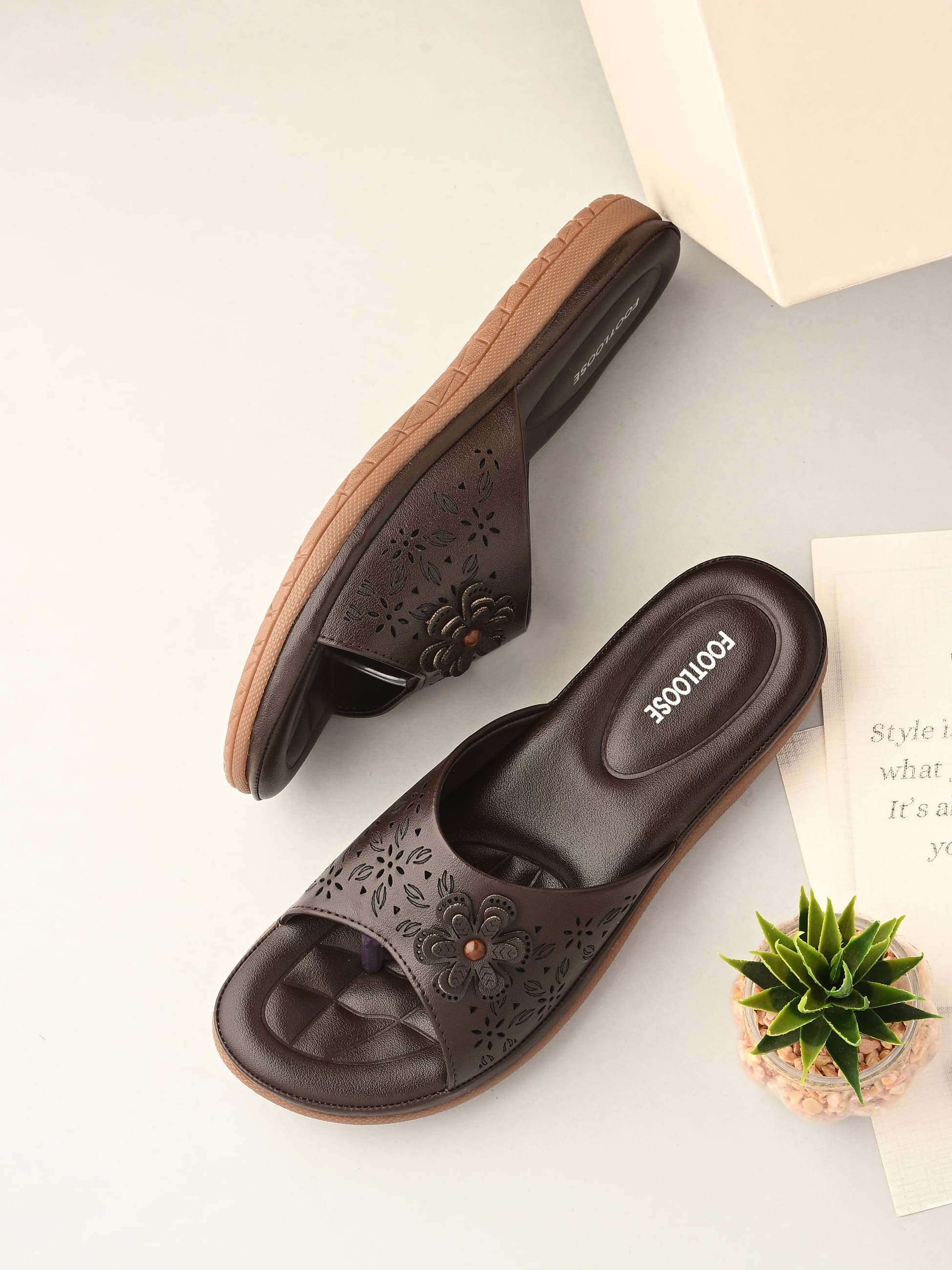     			Footloose Brown Women's Flats