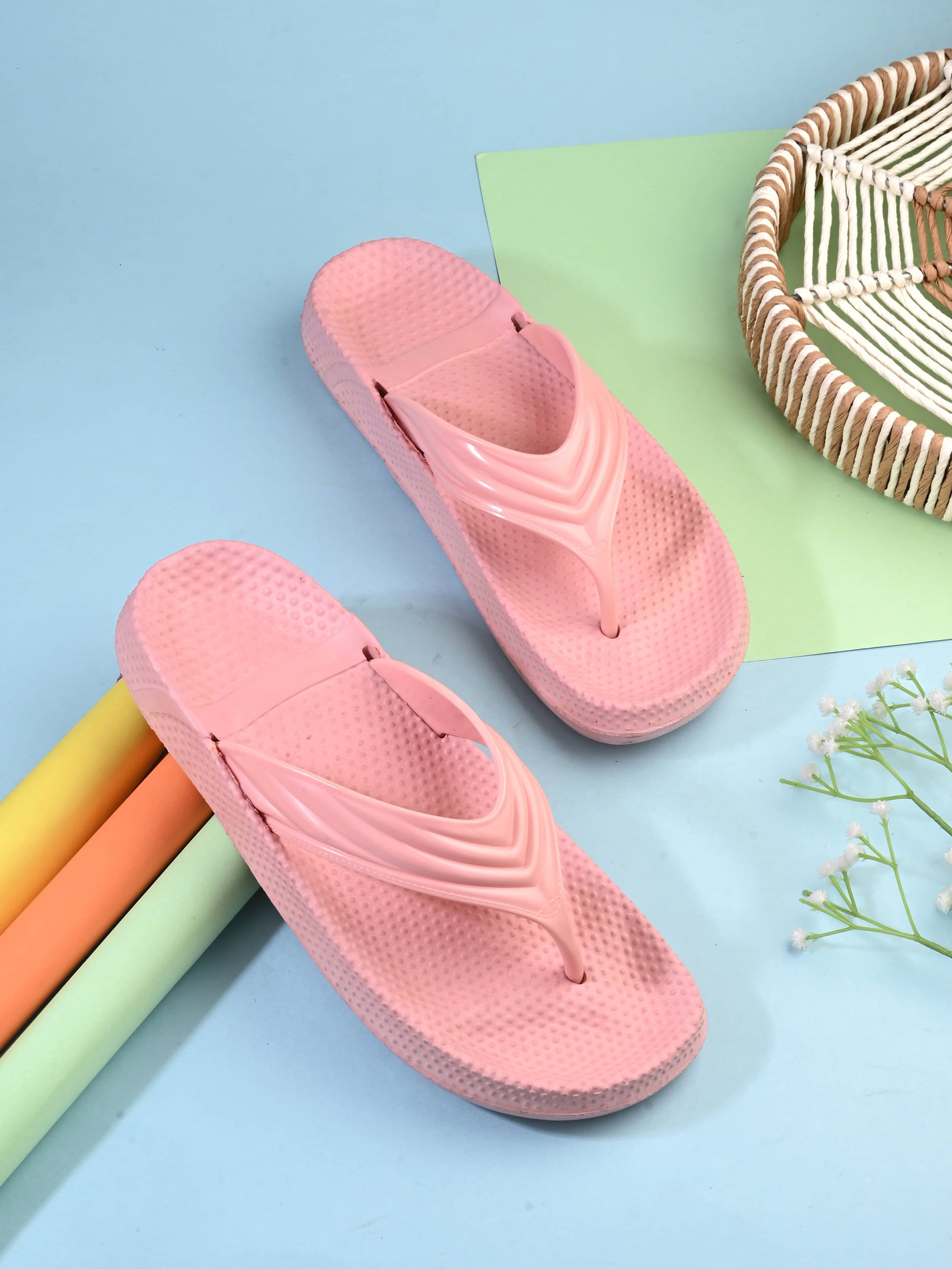     			Footloose Pink Women's Flip Flop