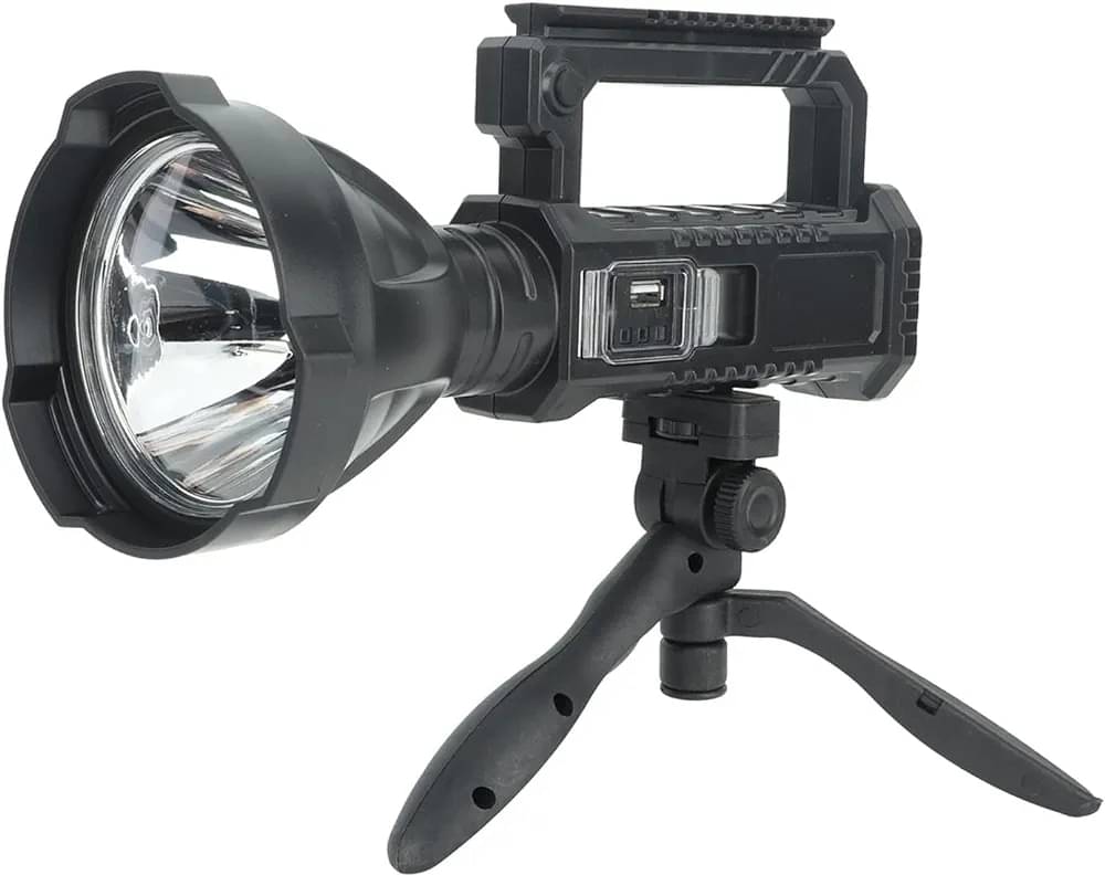     			Glowish - 10W Rechargeable Flashlight Torch ( Pack of 1 )
