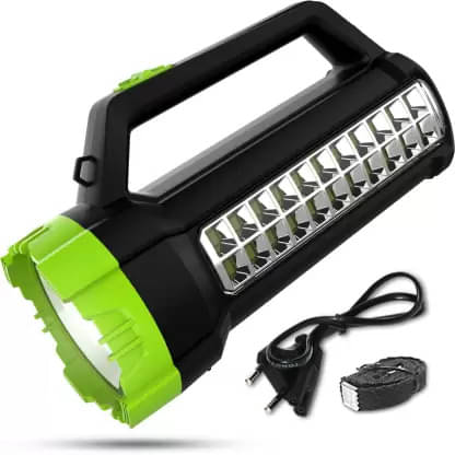 Glowish - 10W Rechargeable Flashlight Torch ( Pack of 1 ) Glowish - 10W Rechargeable Flashlight Torch ( Pack of 1 )