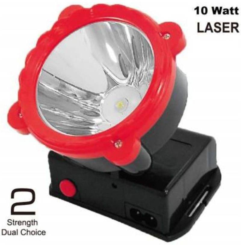     			Glowish - 10W Rechargeable Flashlight Torch ( Pack of 1 )