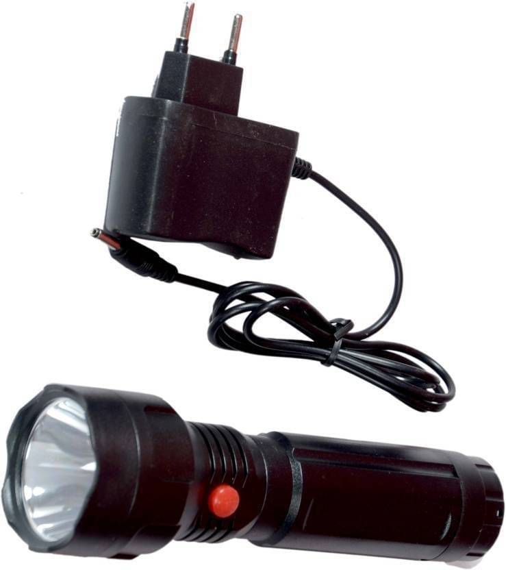     			Glowish - 1W Rechargeable Flashlight Torch ( Pack of 1 )