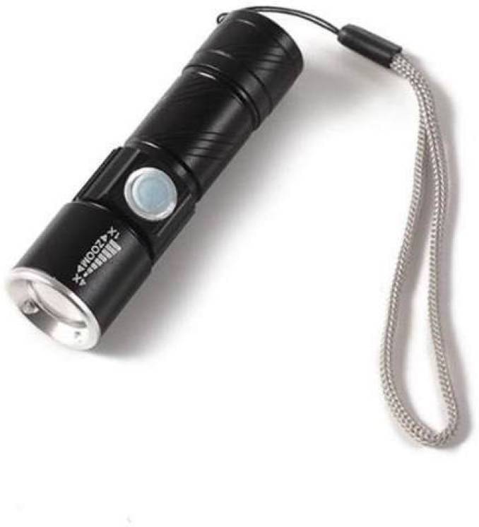    			Glowish - 1W Rechargeable Flashlight Torch ( Pack of 1 )