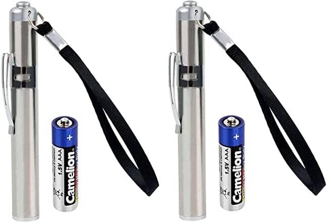     			Glowish - 2W AAA Battery Flashlight Torch ( Pack of 1 )