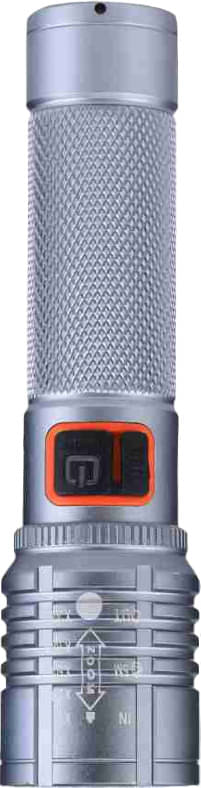     			Glowish - 2W Rechargeable Flashlight Torch ( Pack of 1 )