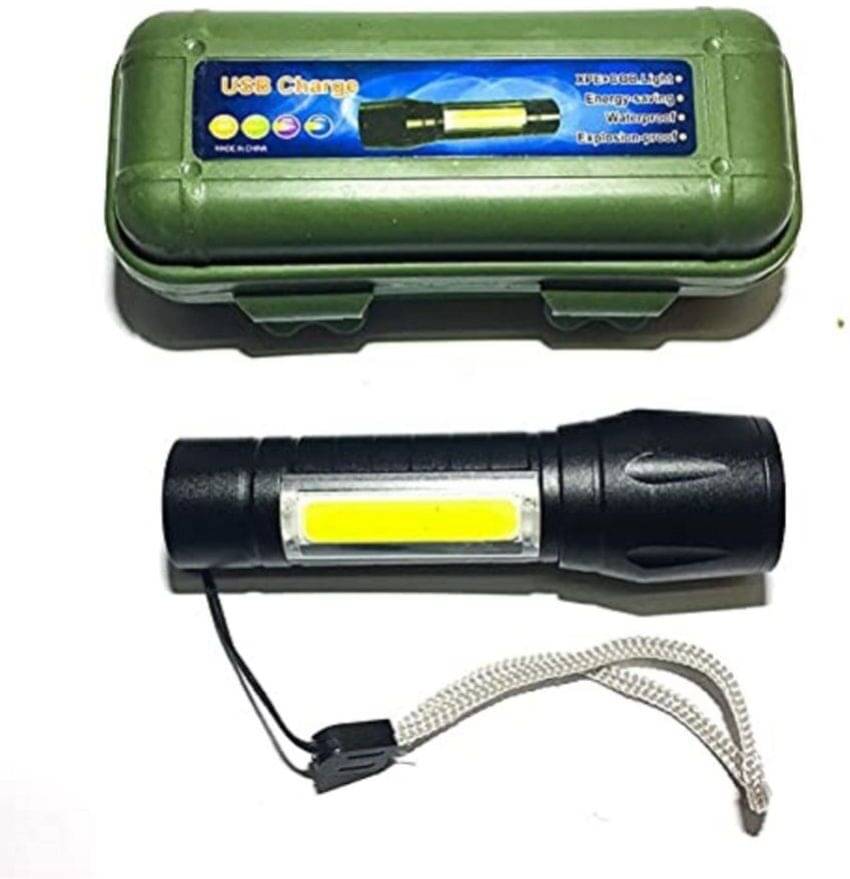     			Glowish - 2W Rechargeable Flashlight Torch ( Pack of 1 )