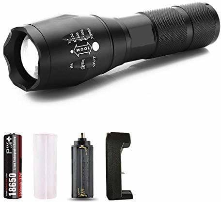     			Glowish - 2W Rechargeable Flashlight Torch ( Pack of 1 )