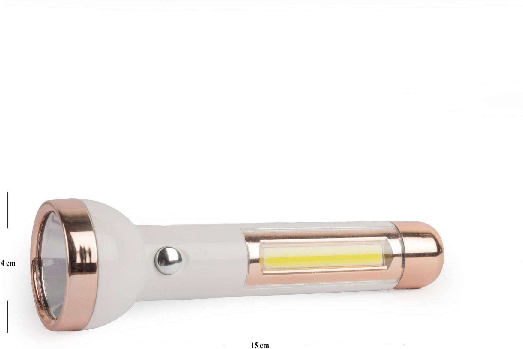     			Glowish - 2W Rechargeable Flashlight Torch ( Pack of 1 )