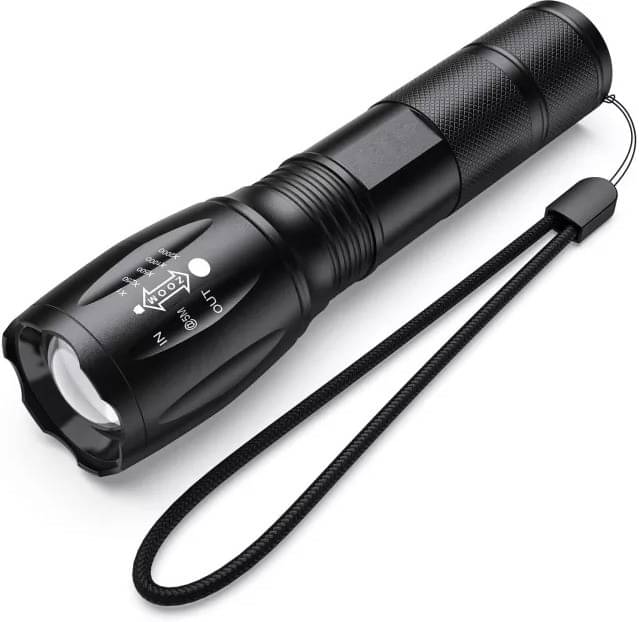     			Glowish - 2W Rechargeable Flashlight Torch ( Pack of 1 )