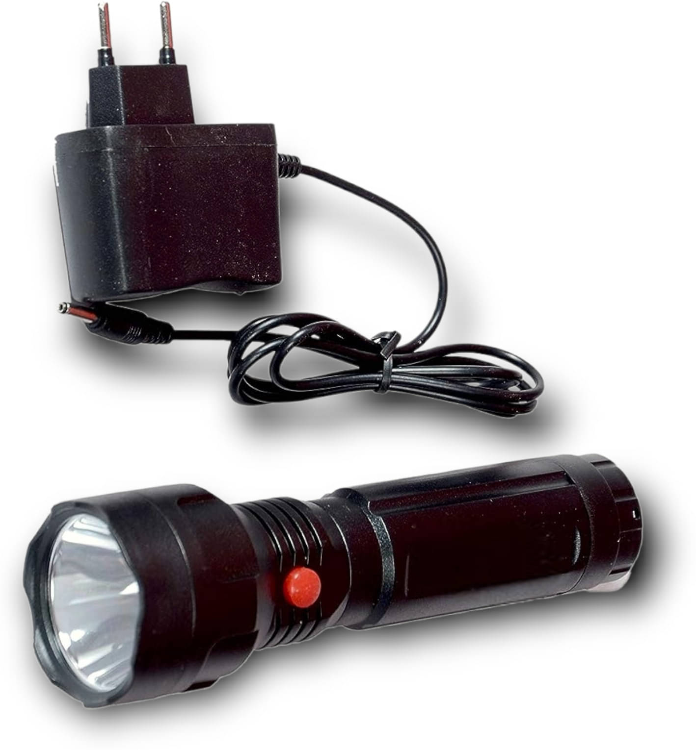     			Glowish - 2W Rechargeable Flashlight Torch ( Pack of 1 )