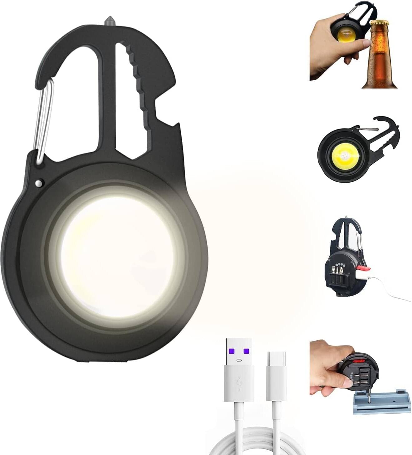     			Glowish - 2W Rechargeable Flashlight Torch ( Pack of 1 )