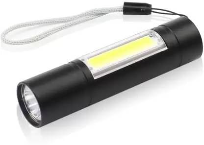     			Glowish - 2W Rechargeable Flashlight Torch ( Pack of 1 )