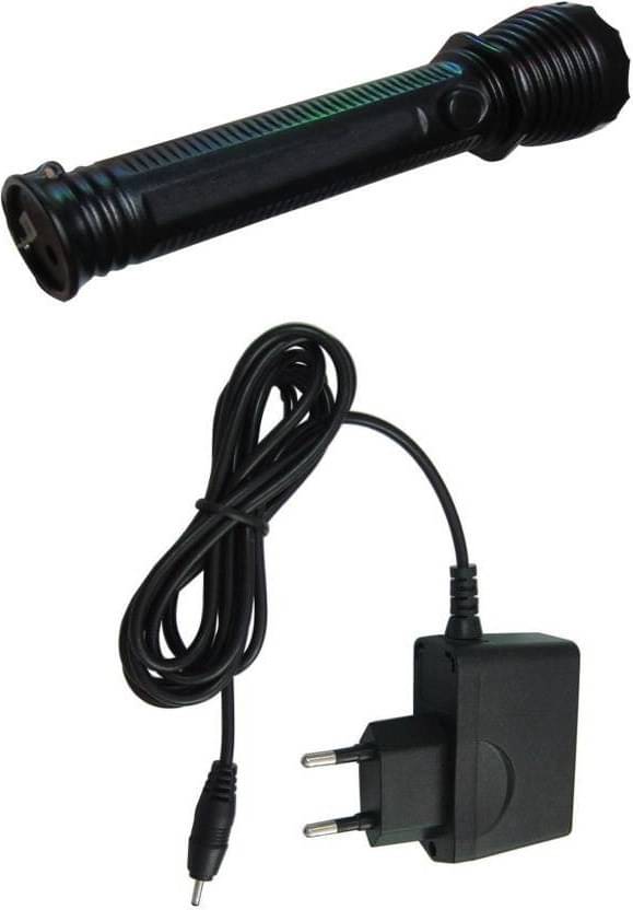     			Glowish - 2W Rechargeable Flashlight Torch ( Pack of 1 )