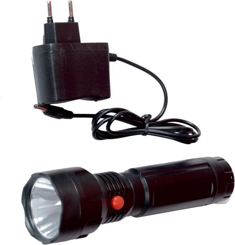     			Glowish - 2W Rechargeable Flashlight Torch ( Pack of 1 )