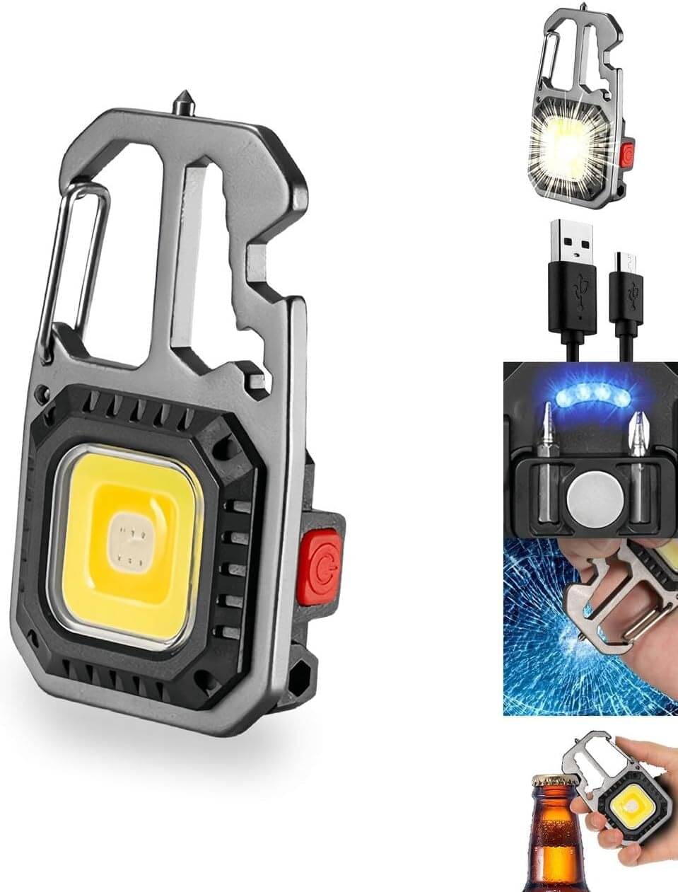 Glowish - 2W Rechargeable Flashlight Torch ( Pack of 1 ) Glowish - 2W Rechargeable Flashlight Torch ( Pack of 1 )
