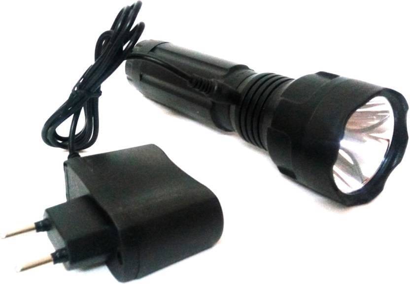     			Glowish - 2W Rechargeable Flashlight Torch ( Pack of 1 )