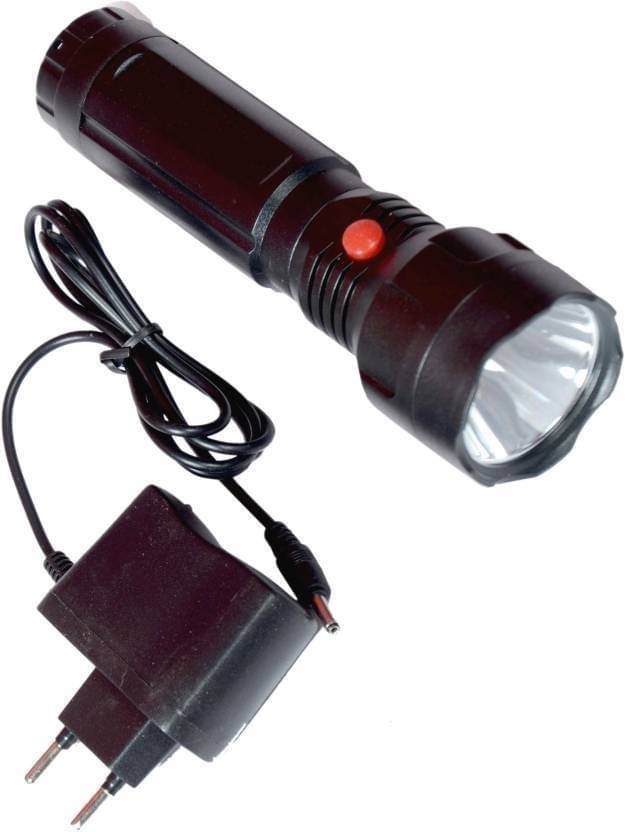     			Glowish - 2W Rechargeable Flashlight Torch ( Pack of 1 )