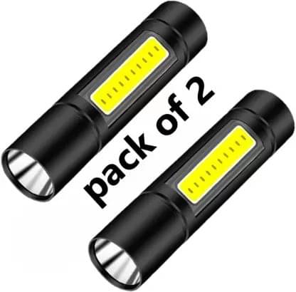     			Glowish - 2W Rechargeable Flashlight Torch ( Pack of 1 )
