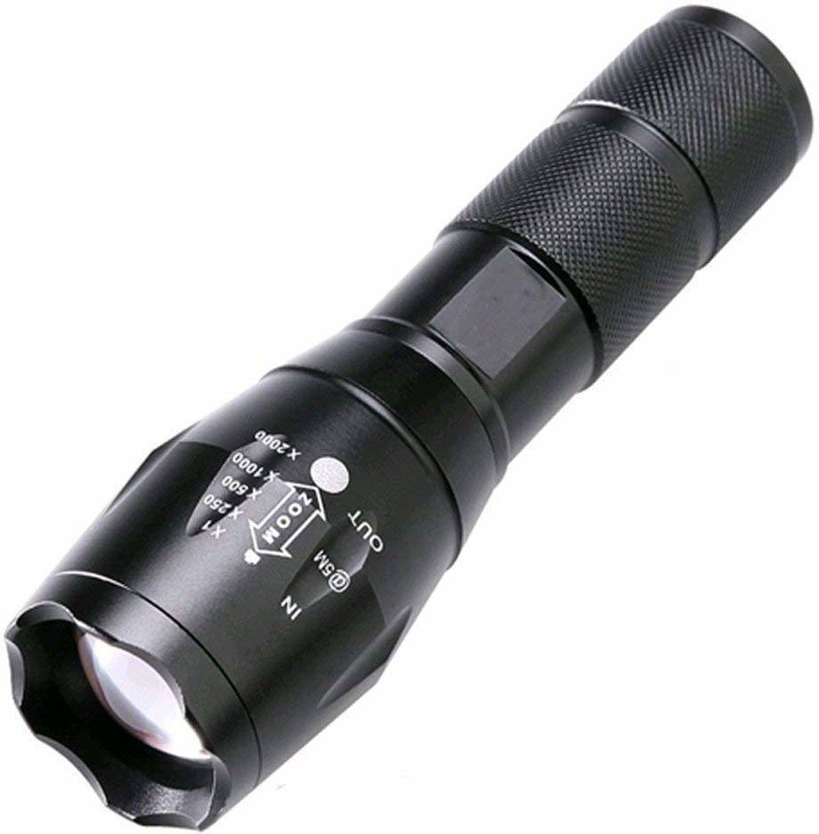     			Glowish - 2W Rechargeable Flashlight Torch ( Pack of 1 )