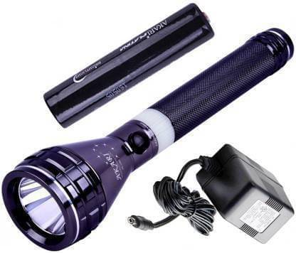     			Glowish - 3W Rechargeable Flashlight Torch ( Pack of 1 )