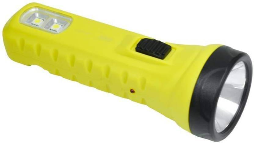 Glowish - 3W Rechargeable Flashlight Torch ( Pack of 1 ) Glowish - 3W Rechargeable Flashlight Torch ( Pack of 1 )