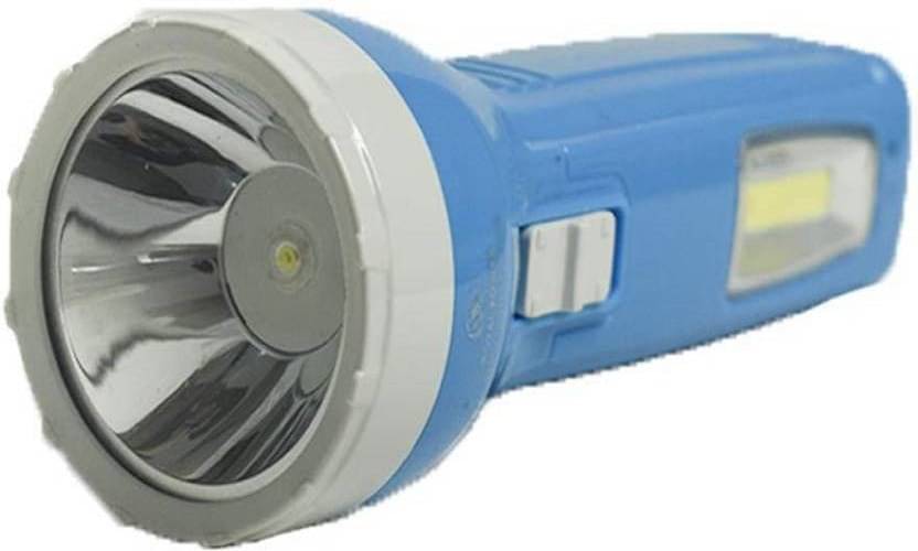     			Glowish - 3W Rechargeable Flashlight Torch ( Pack of 1 )