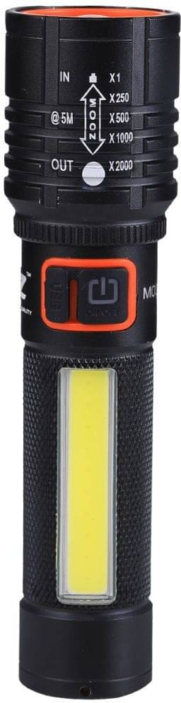 Glowish - 3W Rechargeable Flashlight Torch ( Pack of 1 ) Glowish - 3W Rechargeable Flashlight Torch ( Pack of 1 )