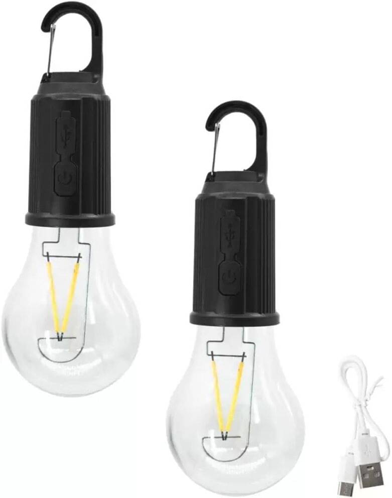     			Glowish 40W Black Emergency Light ( Pack of 2 )