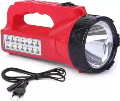     			Glowish - 4W Rechargeable Flashlight Torch ( Pack of 1 )