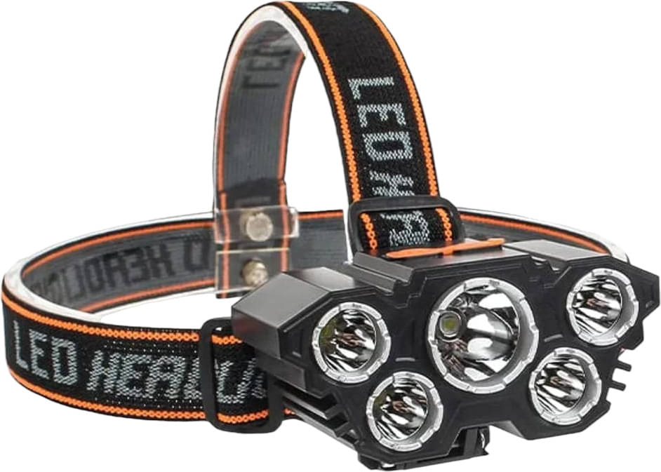     			Glowish - 5W Rechargeable Flashlight Torch ( Pack of 1 )