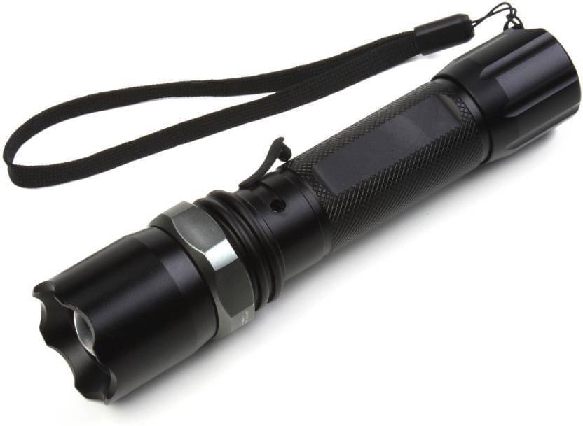     			Glowish - 5W Rechargeable Flashlight Torch ( Pack of 1 )