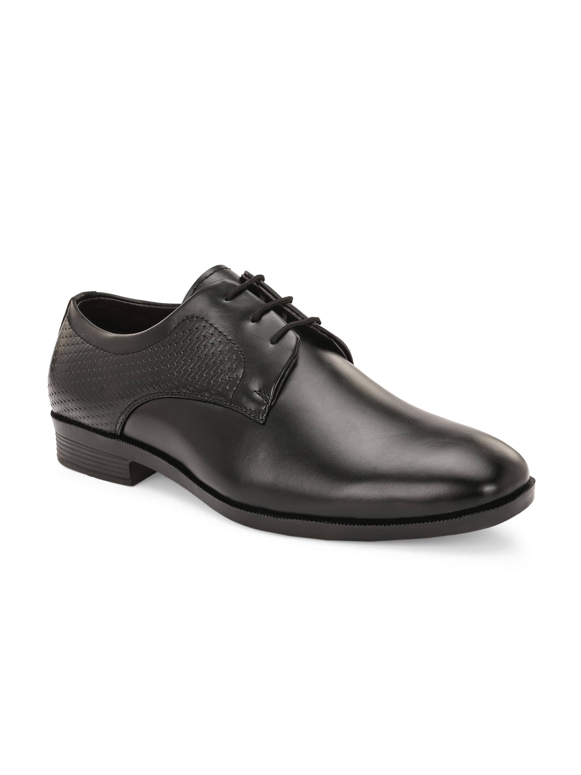 JK Port Black Men's Derby Formal Shoes JK Port Black Men's Derby Formal Shoes