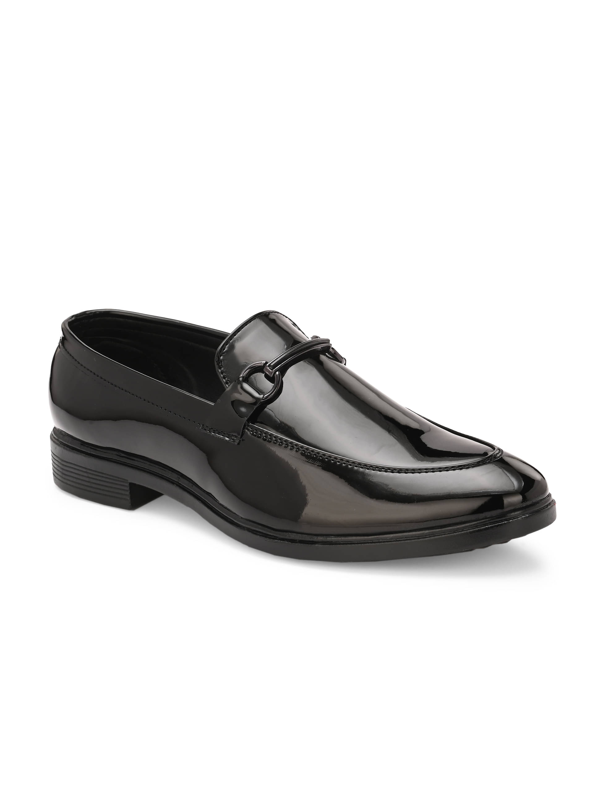     			JK Port Black Men's Slip On Formal Shoes